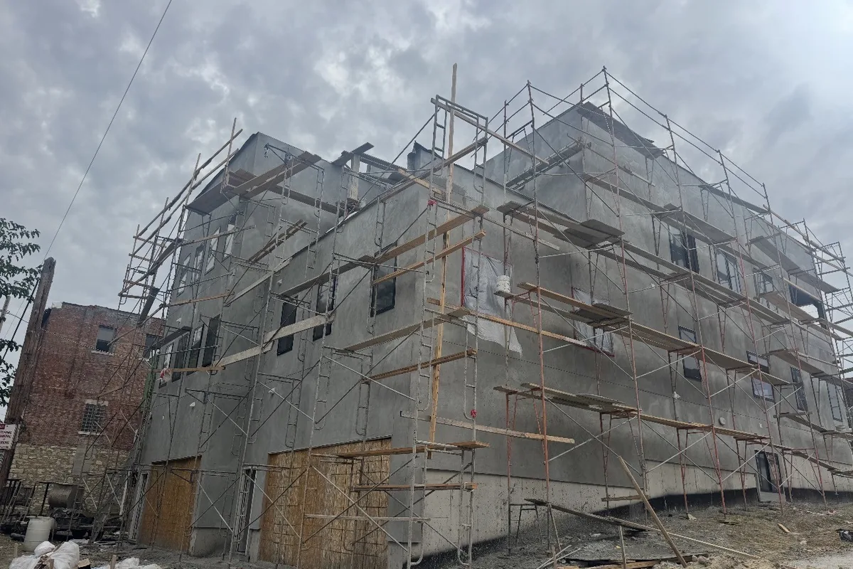 Multifamily structural project progress